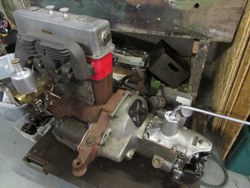Image of 1929 MG 'M' engine AND  g'box