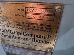 1947 MG TC Photo 13