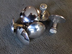Chrome plated, or polished stainless steel mushroom headed wing fixing bolts Photo 2
